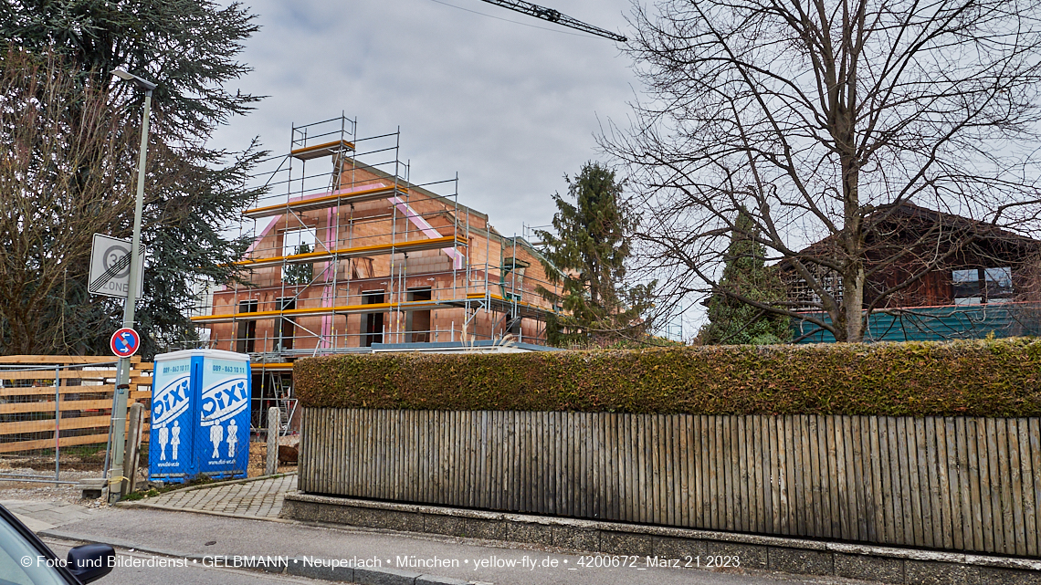 21.03.2023 - Baustelle und Wohnanlage Niederalmstraße 16
